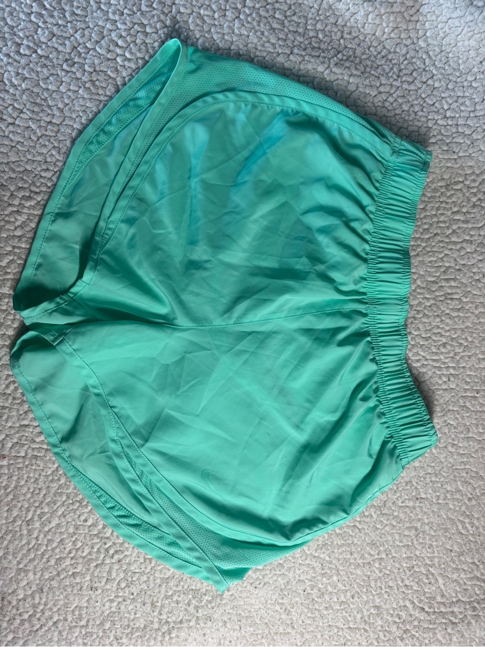 Small Nike Dri- Fit Women’s Athletic Shorts in Teal Green